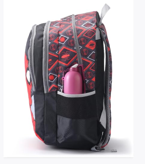 Striders Spider-Man School Backpack 18 Inch | Large Kids School Bag with Multiple Compartments