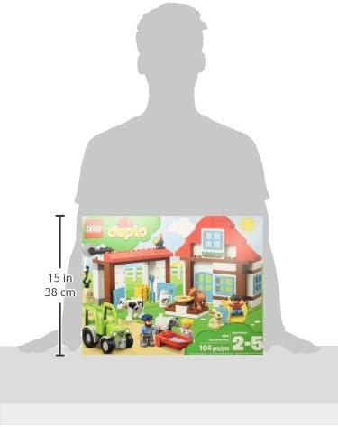 LEGO 10869  Duplo Town Farm Adventures (104 Pcs) – Educational Building Blocks Set for Kids 2–5 Years