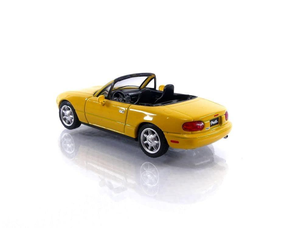 MINI GT - 392 - Mazda Miata MX-5 (NA) Sunburst Yellow 1/64 Diecast Model Car MGT00392 - Jaiman Toys