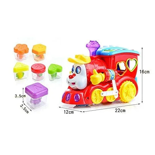 HOLA 556 Baby Toy Train With Lights and Music Learning Educational Toy - Jaiman Toys