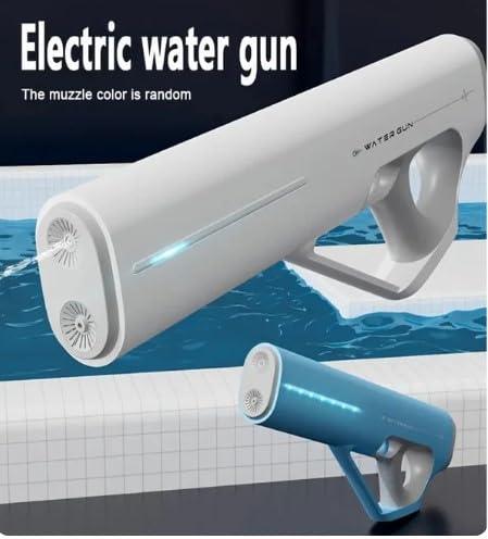 Electric Water Gun: Automatic Electric Water Gun with High Capacity Super Soaker Electric Powerful with Led Light for Kids Aged 3+ - Jaiman Toys