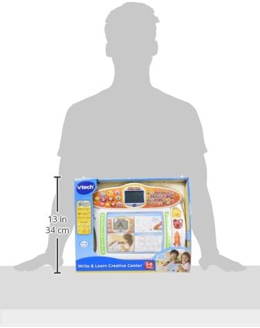 VTech Write and Learn Creative Center, White | Interactive Writing & Drawing Learning Board with Smart Stylus, 70+ Letters & Objects, Step-by-Step Tracing, Educational Toy for Kids