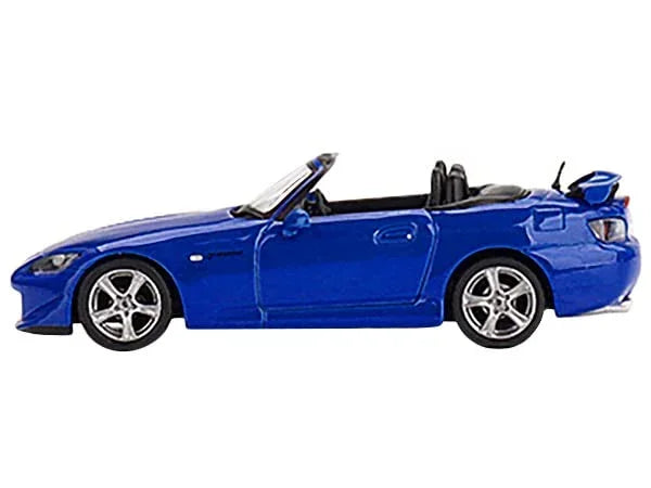 MINIGT Honda S2000 (AP2) Type S Convertible RHD (Right Hand Drive) Apex Blue -1/64 Diecast Model Car MGT00376 - Jaiman Toys