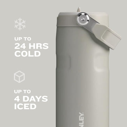Stanley IceFlow Flip Straw Water Bottle 16oz (473ml) Vacuum Insulated Stainless Steel Water Bottle – Blue