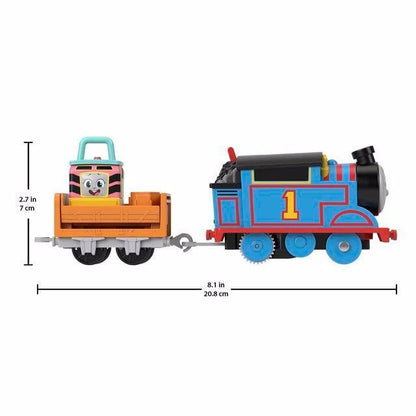 Thomas Friends Motorized Toy Train Set Fix em Up Friends with Carly the Crane, Sandy the Rail Speeder Thomas for Preschool Kids Ages 3 Years-HDY58
