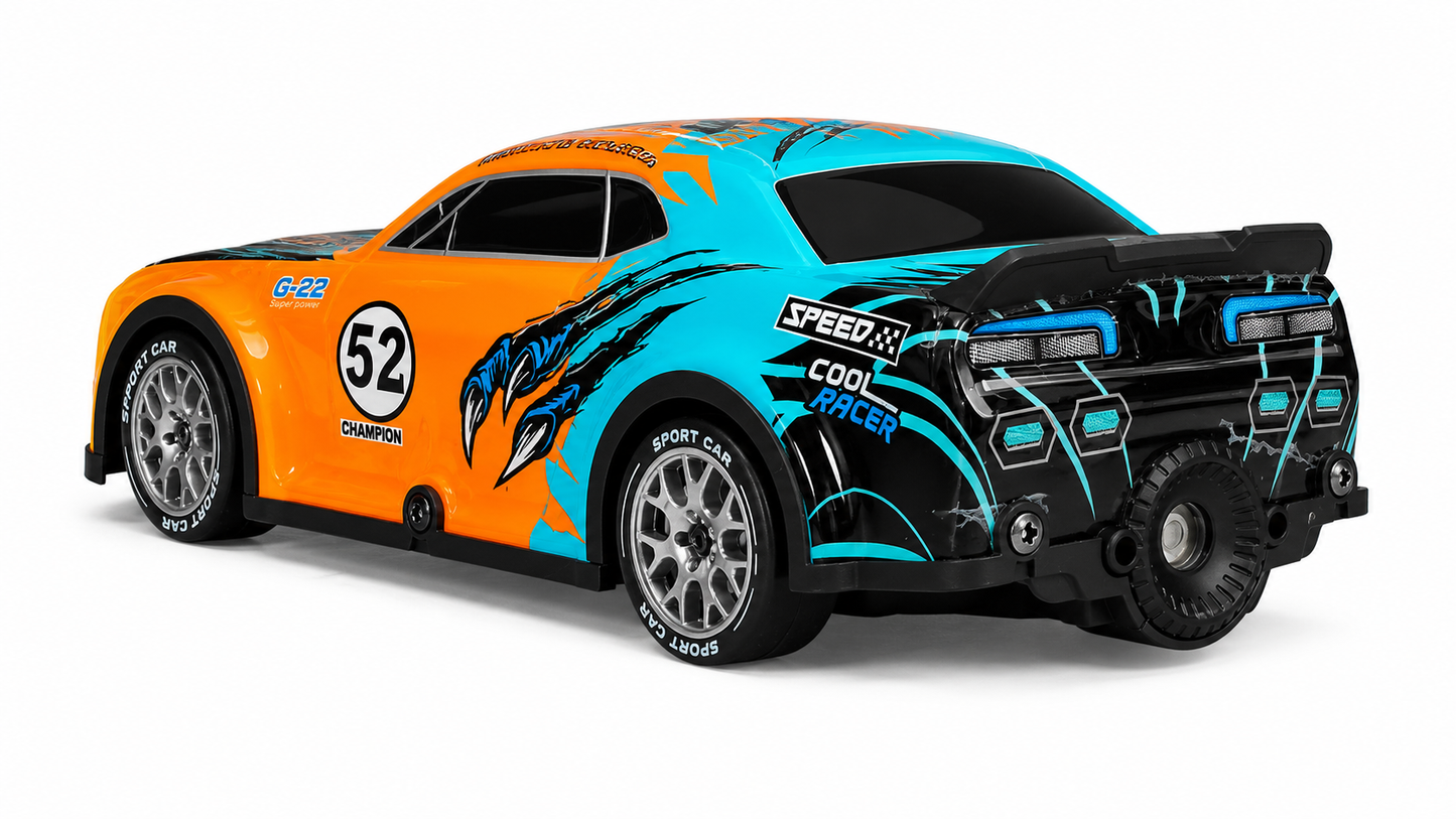 Drive Storm RC Drifting Car 1:22 Scale 2.4GHz High-Speed Remote Control Racing Car with Drift Function for Kids & Adults