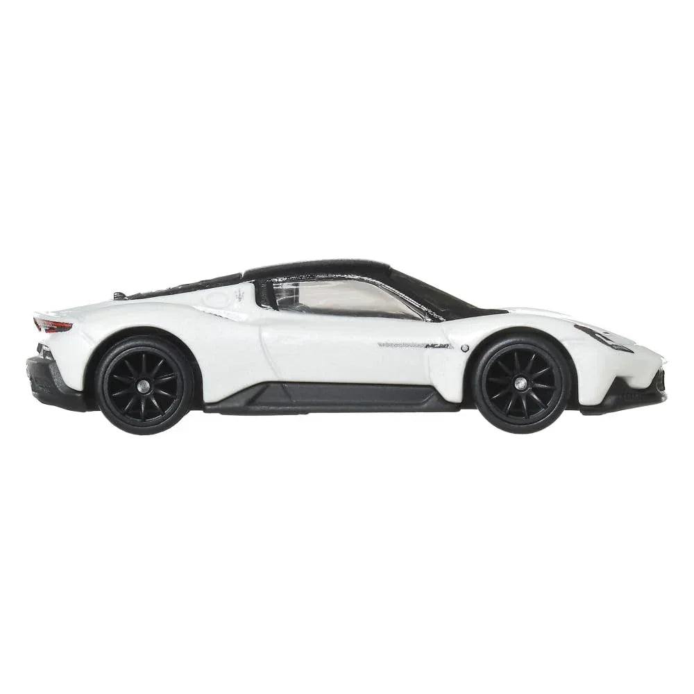 Hot Wheels Boulevard™ Maserati MC20 White 1:64 Premium Die-Cast Car – Collector Edition