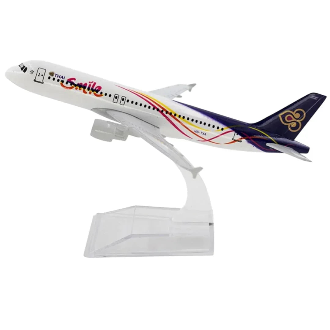 Breatoi 1:400 Die-Cast Aircraft Model Collection (16 cm) with Display Stand – International Airline Jet Showpieces