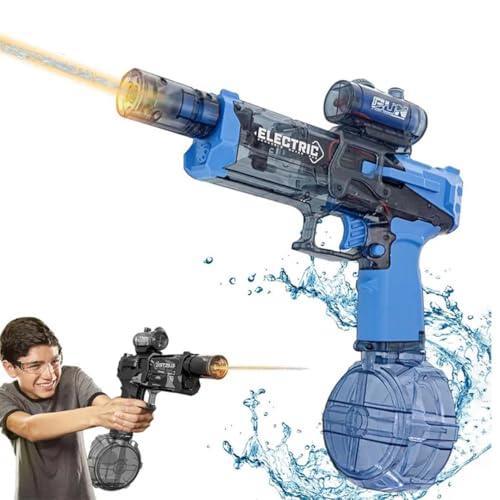 Kids Ultimate Battle Blaster Long Range Electric Water Blaster with Light,Squirt Guns Electric Water Gun Toy (Weal Walker Water Gun - Blue) - Jaiman Toys