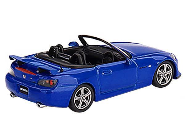 MINIGT Honda S2000 (AP2) Type S Convertible RHD (Right Hand Drive) Apex Blue -1/64 Diecast Model Car MGT00376 - Jaiman Toys