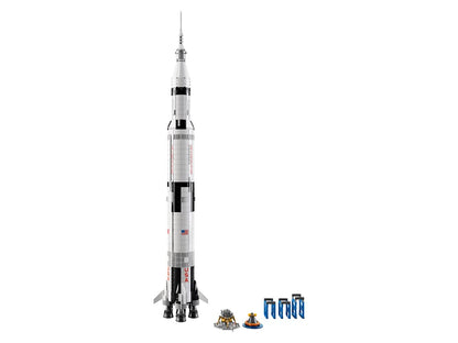LEGO 21309 Ideas NASA Apollo Saturn V Building Set – Collectible Space Rocket Model for Adults (1969 Pieces)