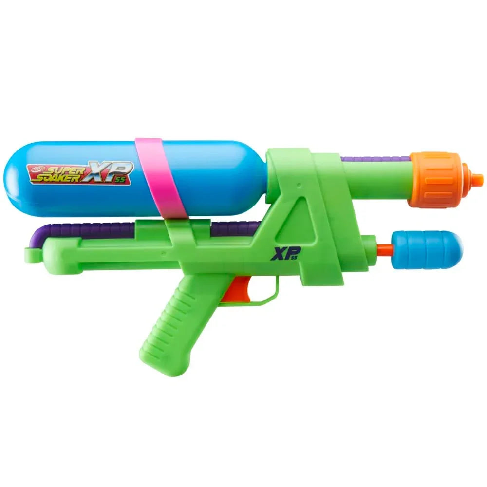 Nerf Super Soaker XP55 Water Blaster, Air Pressurized System, 17.5 Fluid Ounce Tank, Water Toys - Pichkari for Outdoor Water Games, Branded Toy Pichkari for Kids 6+ - Jaiman Toys