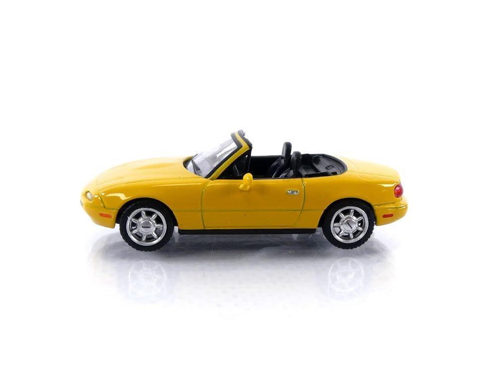 MINI GT - 392 - Mazda Miata MX-5 (NA) Sunburst Yellow 1/64 Diecast Model Car MGT00392 - Jaiman Toys