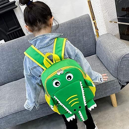 Children's school bags, kids cute cartoon crocodile school bag, preschool children's fashion school bag, travel backpack - Jaiman Toys