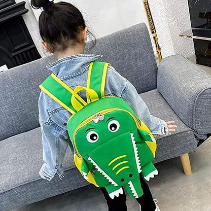 Children's school bags, kids cute cartoon crocodile school bag, preschool children's fashion school bag, travel backpack - Jaiman Toys