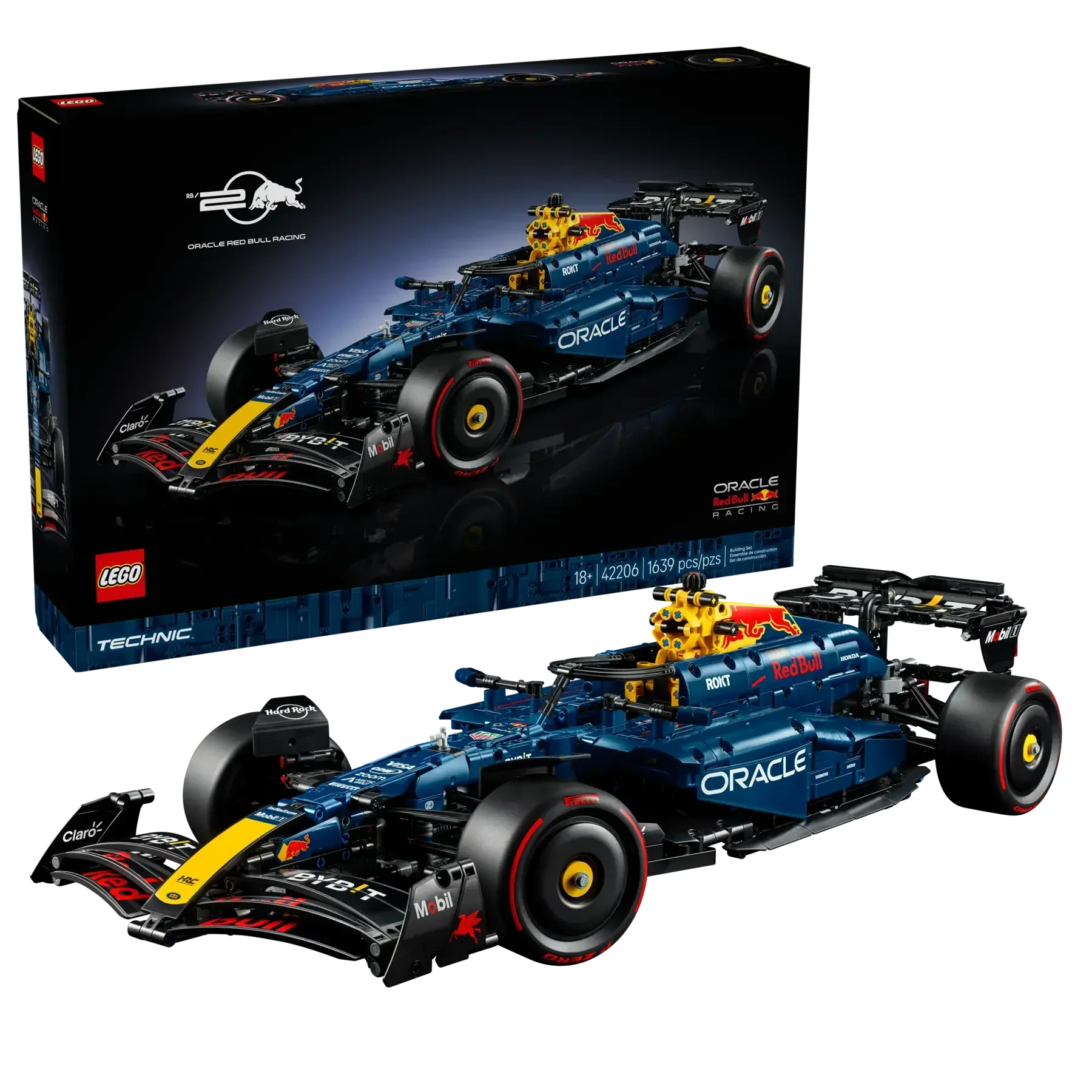 LEGO Technic Red Bull RB20 F1 Car 42206  Buildable Formula 1 Model for Adults - Jaiman Toys