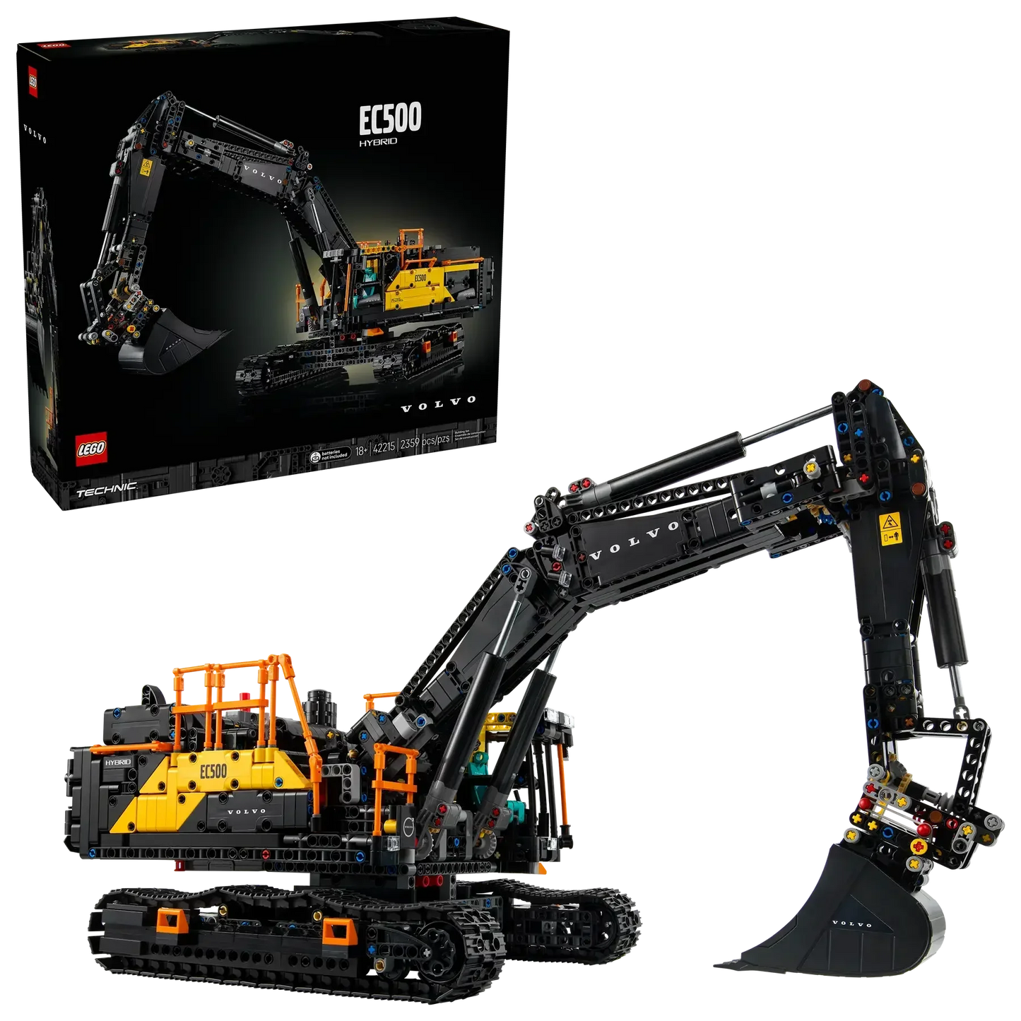 LEGO Technic 42215 Volvo EC500 Hybrid Excavator  2,359-Piece Motorized Display Model for Adults (Ages 18+) - Jaiman Toys