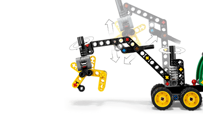 LEGO®42218 Technic John Deere 1470H Wheeled Harvester | 117 Pieces | Engineering Construction Toy | Ages 7+