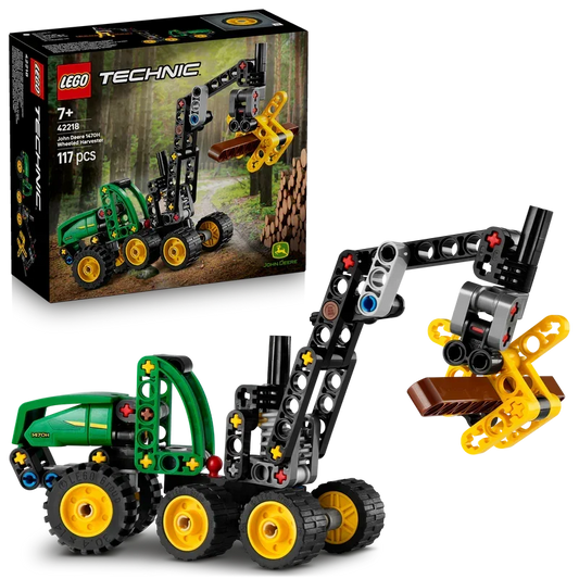 LEGO®42218 Technic John Deere 1470H Wheeled Harvester | 117 Pieces | Engineering Construction Toy | Ages 7+