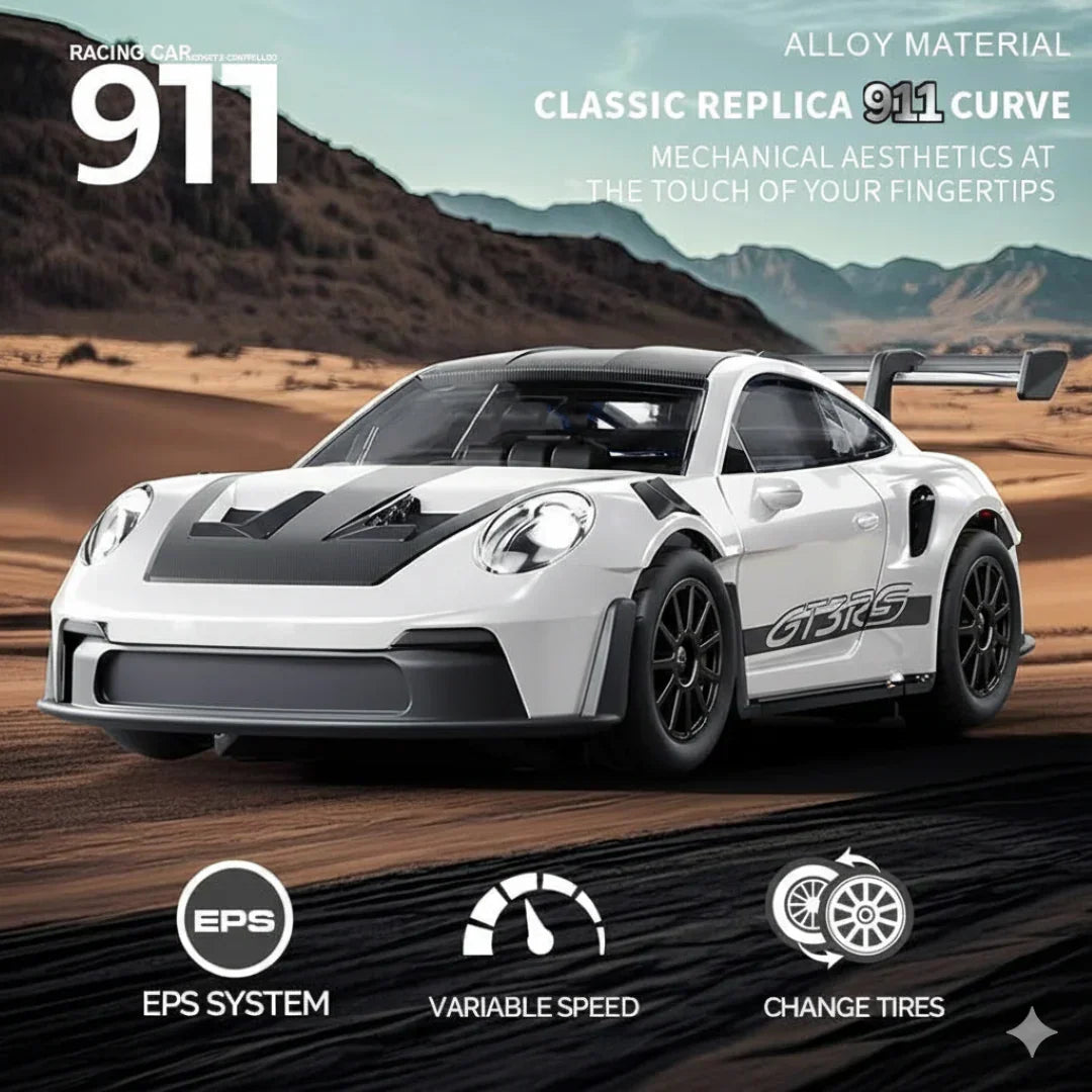 Hstar 1:43 RC Drift Car 2.4GHz 4WD Alloy 20 km/h High-Speed RC Racing Car with Gyro