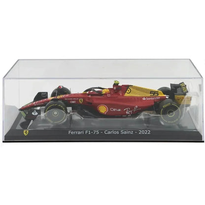 Bburago 1/24 Scale 2022 Ferrari F1-75 #55 Carlos Sainz Formula 1 Car Model for 14+ - Jaiman Toys