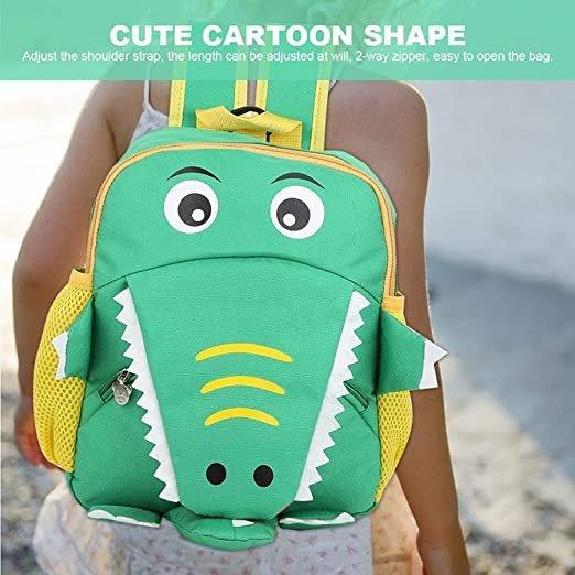 Children's school bags, kids cute cartoon crocodile school bag, preschool children's fashion school bag, travel backpack - Jaiman Toys