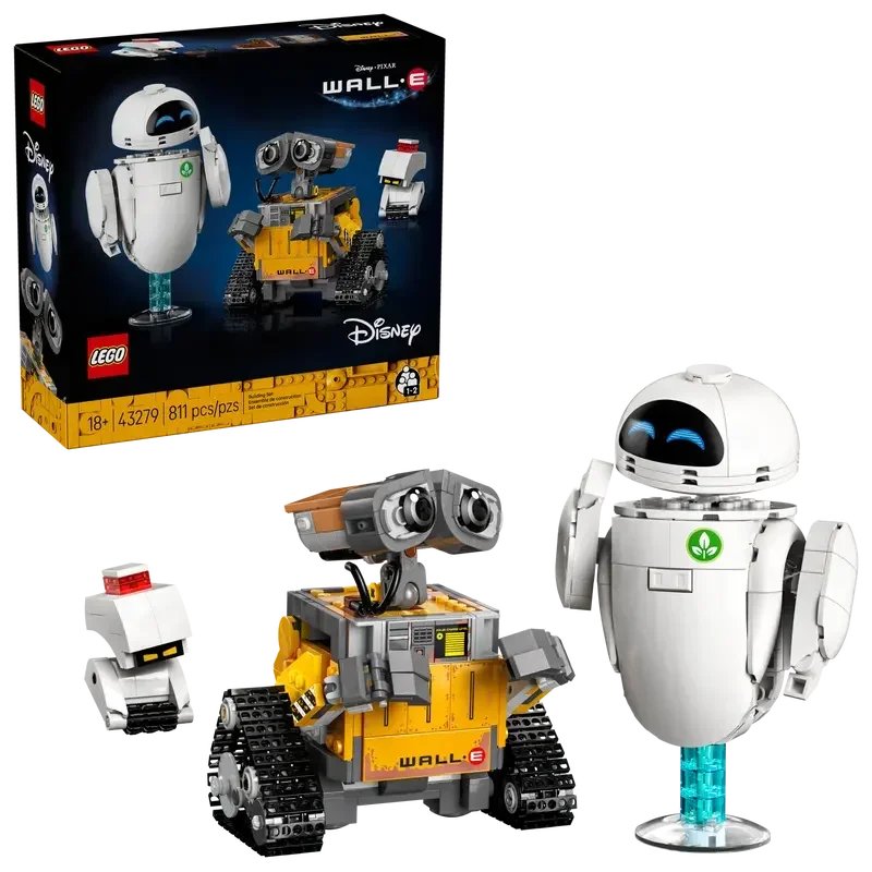 LEGO Disney Pixar WALLE & EVE 43279  811 Piece Display Set - Jaiman Toys