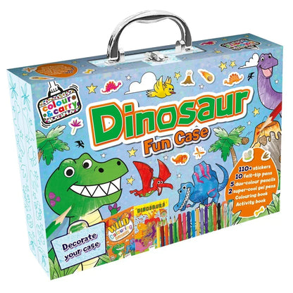 Colour & Carry Dinosaur Fun Colouring Set - Jaiman Toys