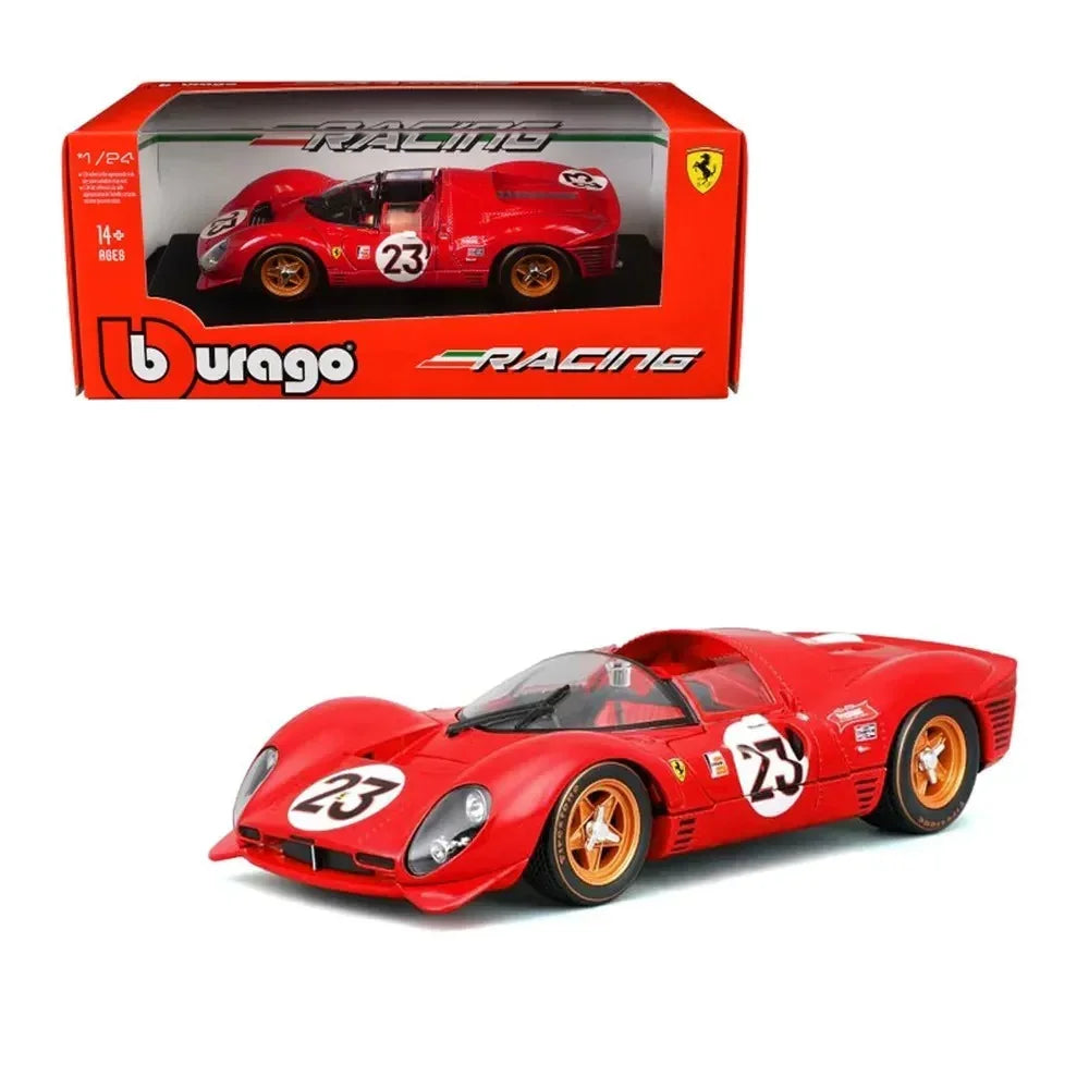 Bburago 1/24 Scale Ferrari 330 P4 Daytona 1967 Diecast Car Model for 14+ Year - Jaiman Toys