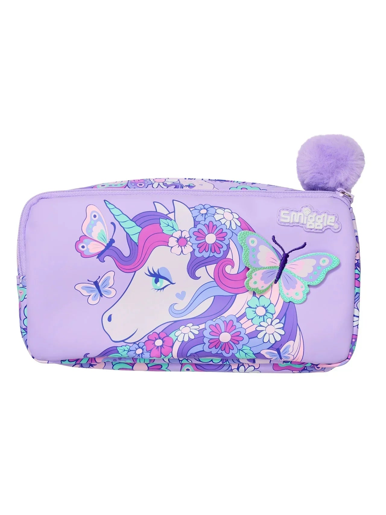 Smiggle Unicorn Pencil Case Pouch For Kids - Jaiman Toys