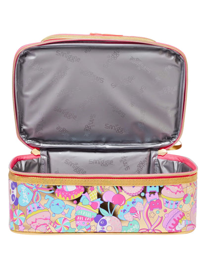 Smiggle Lunch Bag : Golden Icecream Double Decker 7 Inch For Kids - Jaiman Toys