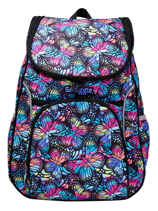 Smiggle School Bag : Butterfly Colorful & Stylish 16 Inch Backpack for Kids - Jaiman Toys