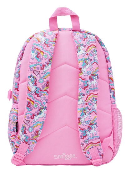 Smiggle School Bag : Unicorn Colorful & Stylish 16 Inch Backpack for Kids - Jaiman Toys