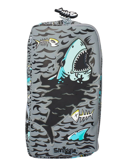 Smiggle Shark Pencil Case Pouch For Kids - Jaiman Toys
