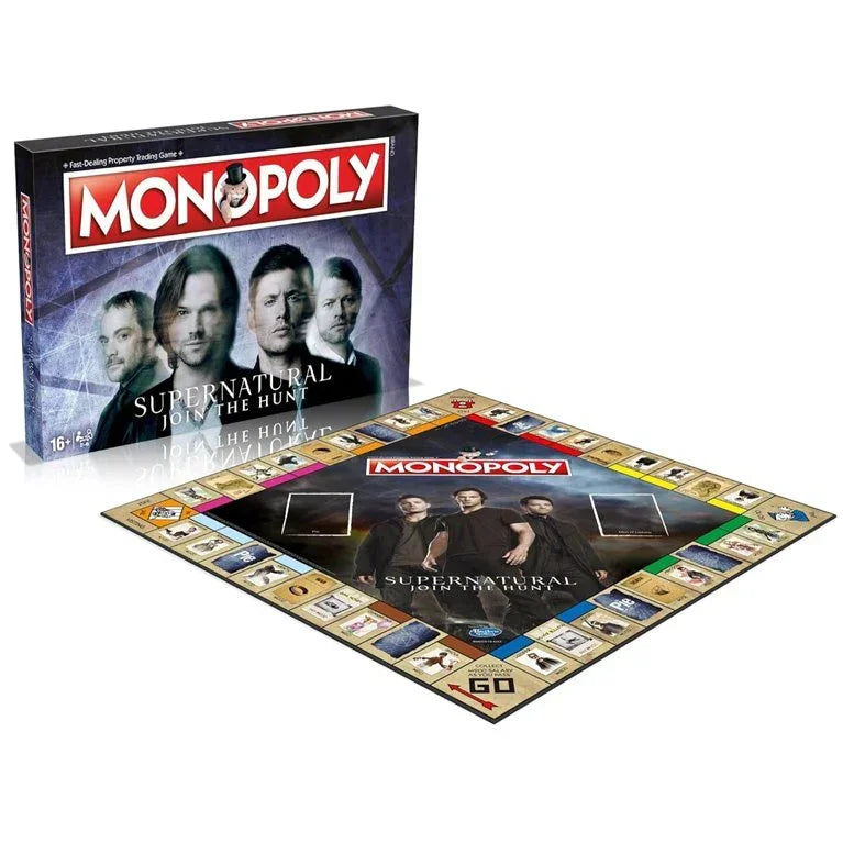 Supernatural Monopoly – Join the Winchester Brothers Sam and Dean in a Battle Against the Supernatural! - Jaiman Toys