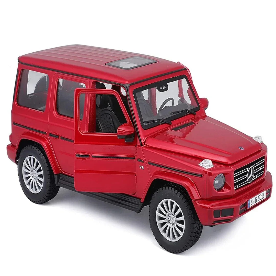 Maisto 1/24 Scale Model – Mercedes-Benz G Class Replica Car Model 2019 (Maroon) - Jaiman Toys