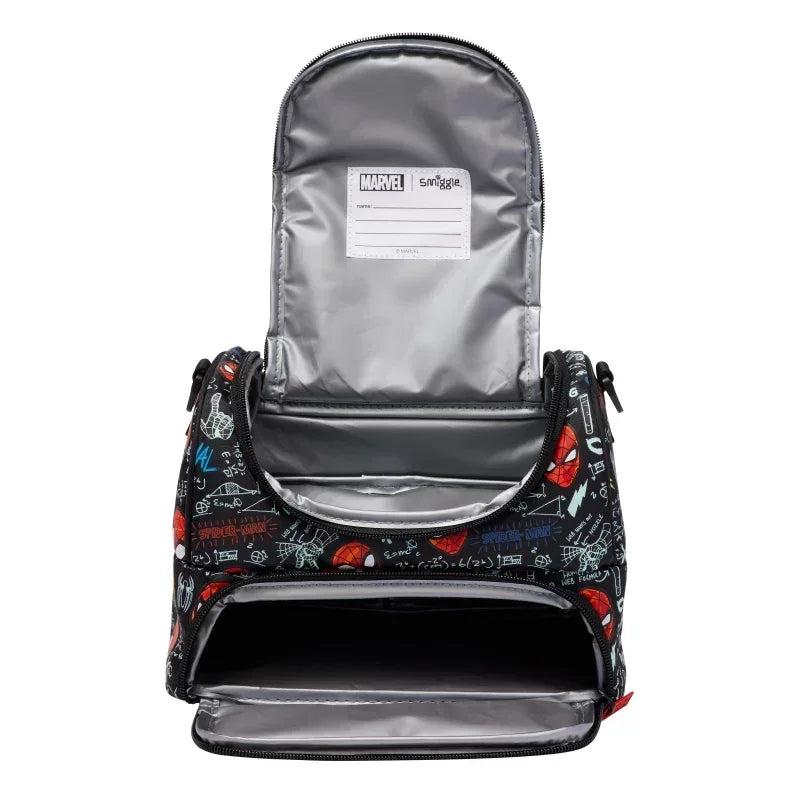 Smiggle Lunch Bag : Spider-Man Double Decker 7 Inch For Kids - Jaiman Toys