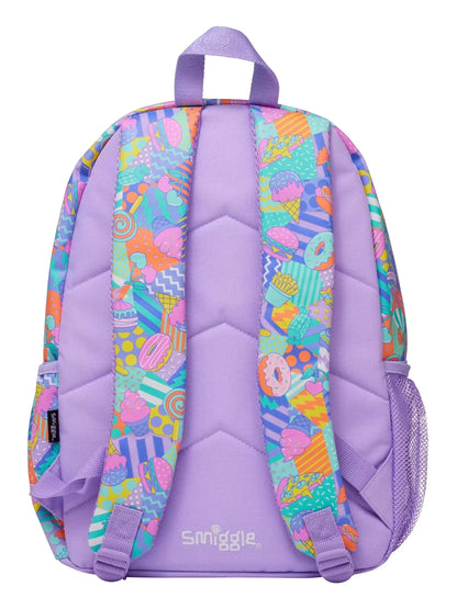 Smiggle School Bag : Icecream Colorful & Stylish 16 Inch Backpack for Kids - Jaiman Toys