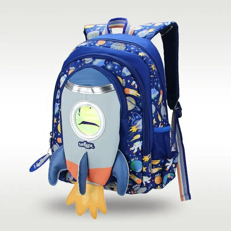 Smiggle School Bag : Rocket Colorful & Stylish 14 Inch Backpack for Kids - Jaiman Toys