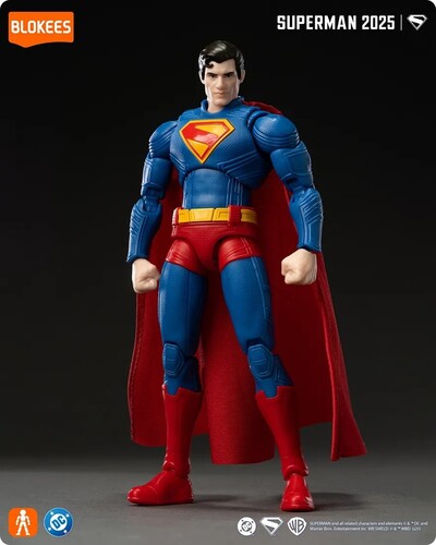 Blokees Champion Class DC Superman Building Kit | 93-Piece Official DC Collectible Model Set | 1:12 Scale Action Figure for Ages