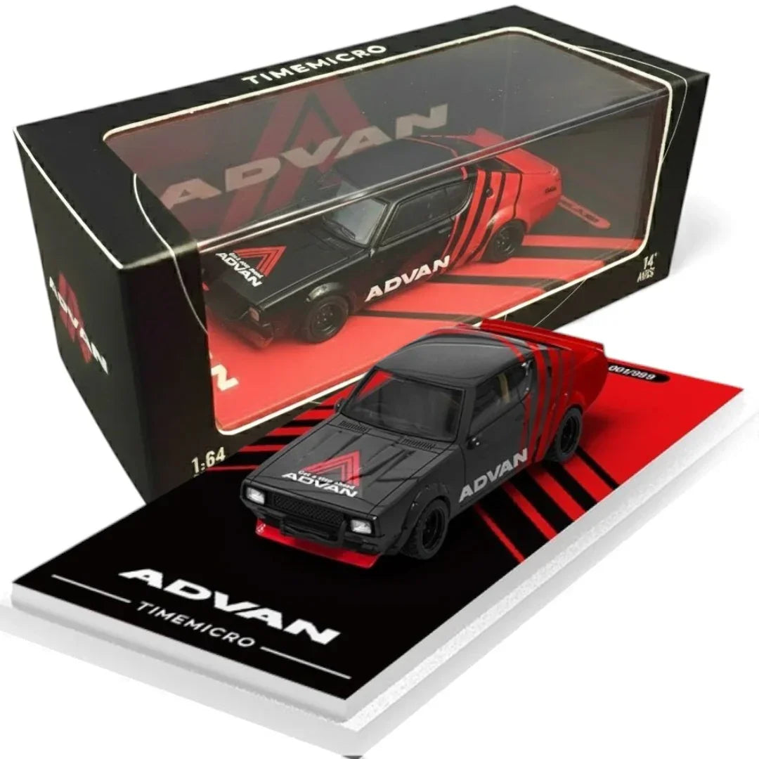 Time Micro 1:64 Nissan Skyline 2000 GT-R KPGC10 – ADVAN Edition | Die-Cast Model Car