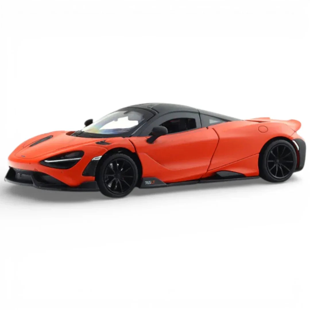 MSZ 1:32 Mclaren 765LT Die-Cast Model Car – Red| Pull Back, Openable Doors, Light & Sound (68709)