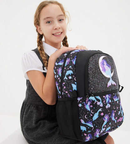 Smiggle School Bag : Mermaid Colorful & Stylish 16 Inch Backpack for Kids - Jaiman Toys