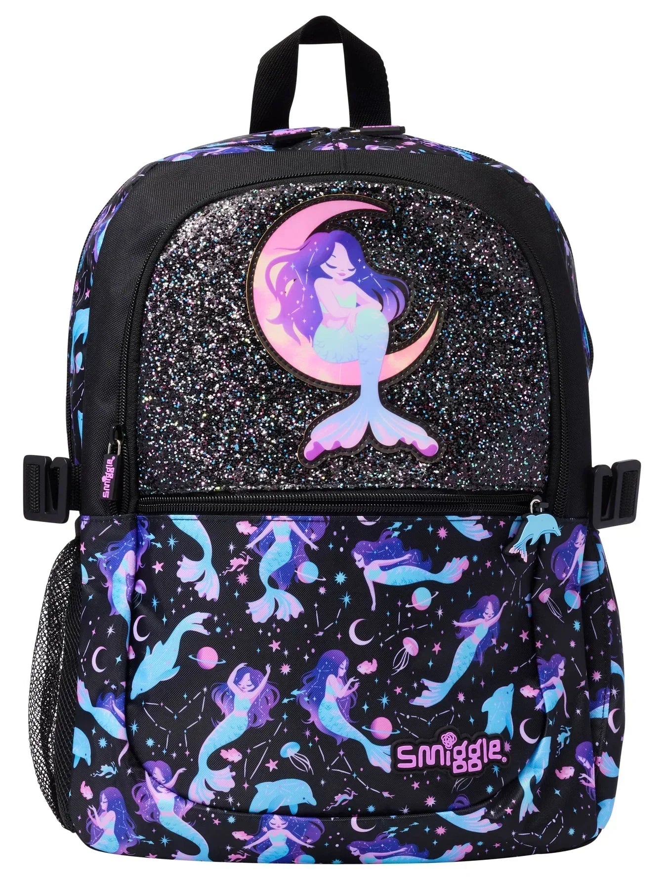 Smiggle School Bag : Mermaid Colorful & Stylish 16 Inch Backpack for Kids - Jaiman Toys