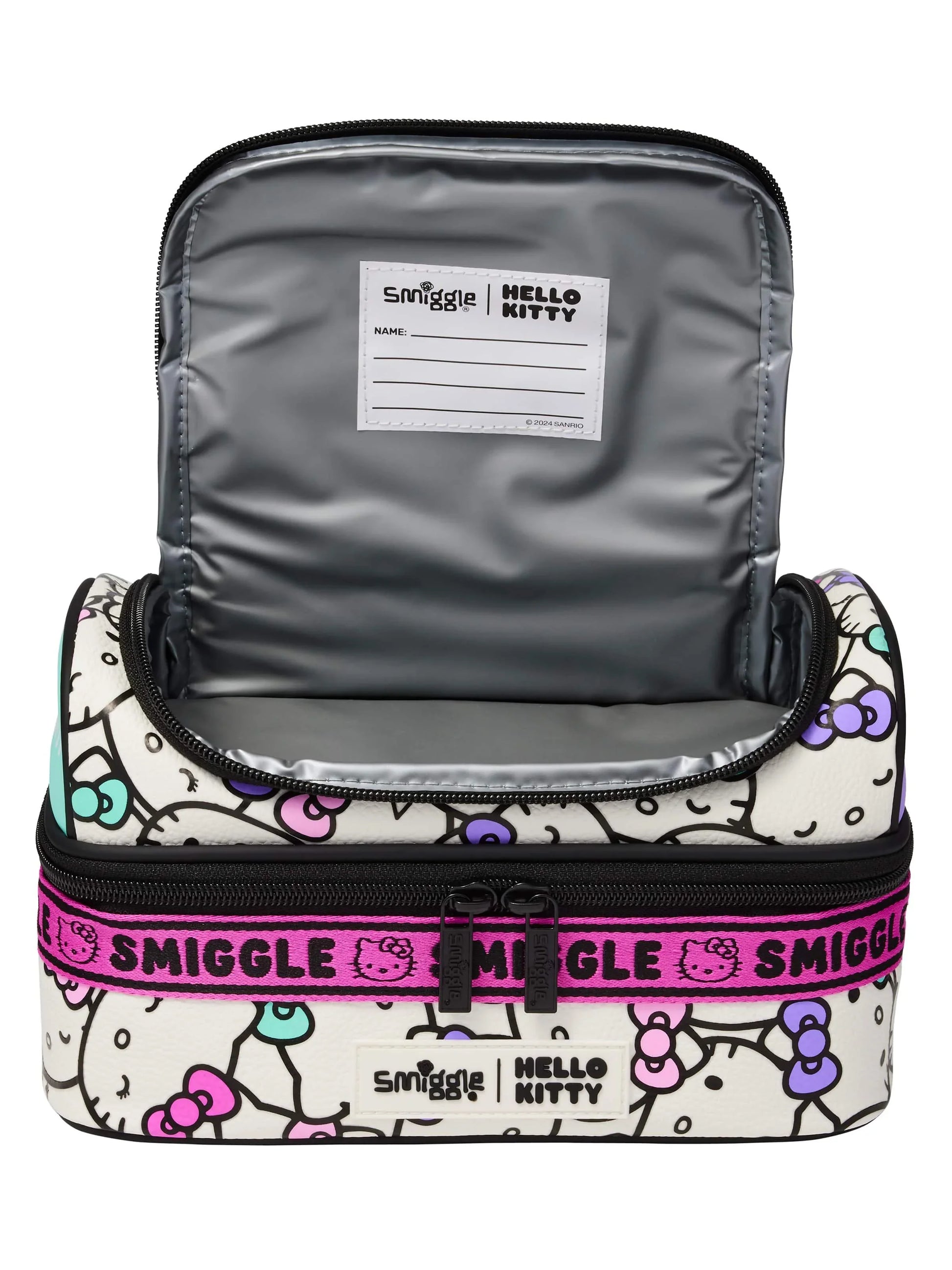 Smiggle Lunch Bag : Hello Kitty Double Decker 7 Inch For Kids - Jaiman Toys