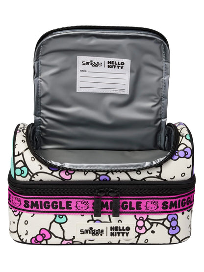 Smiggle Lunch Bag : Hello Kitty Double Decker 7 Inch For Kids - Jaiman Toys