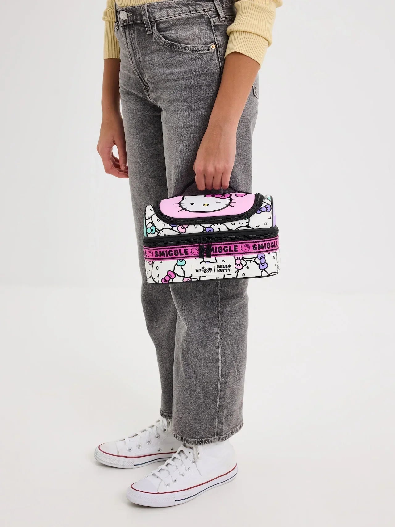 Smiggle Lunch Bag : Hello Kitty Double Decker 7 Inch For Kids - Jaiman Toys