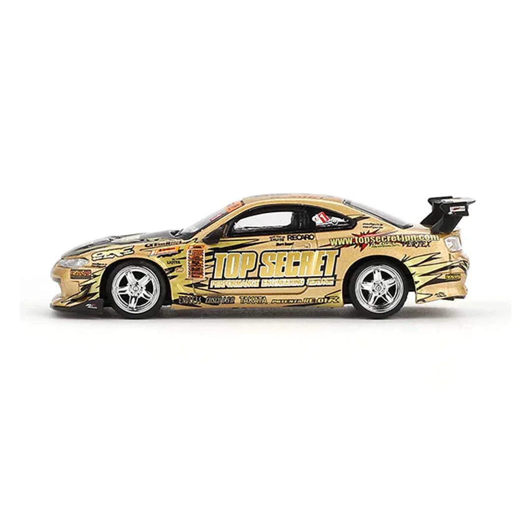 Mini GT 1:64 Nissan Silvia S15 – Top Secret D1GP Edition (RHD, Blister Pack) - Jaiman Toys