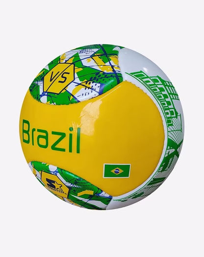 Starter Country Football L3 Size 5 – Brazil Edition | Hand-Stitched Professional Soccer Ball