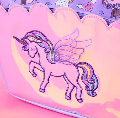 Smiggle School Bag : Unicorn Colorful & Stylish 16 Inch Backpack for Kids - Jaiman Toys
